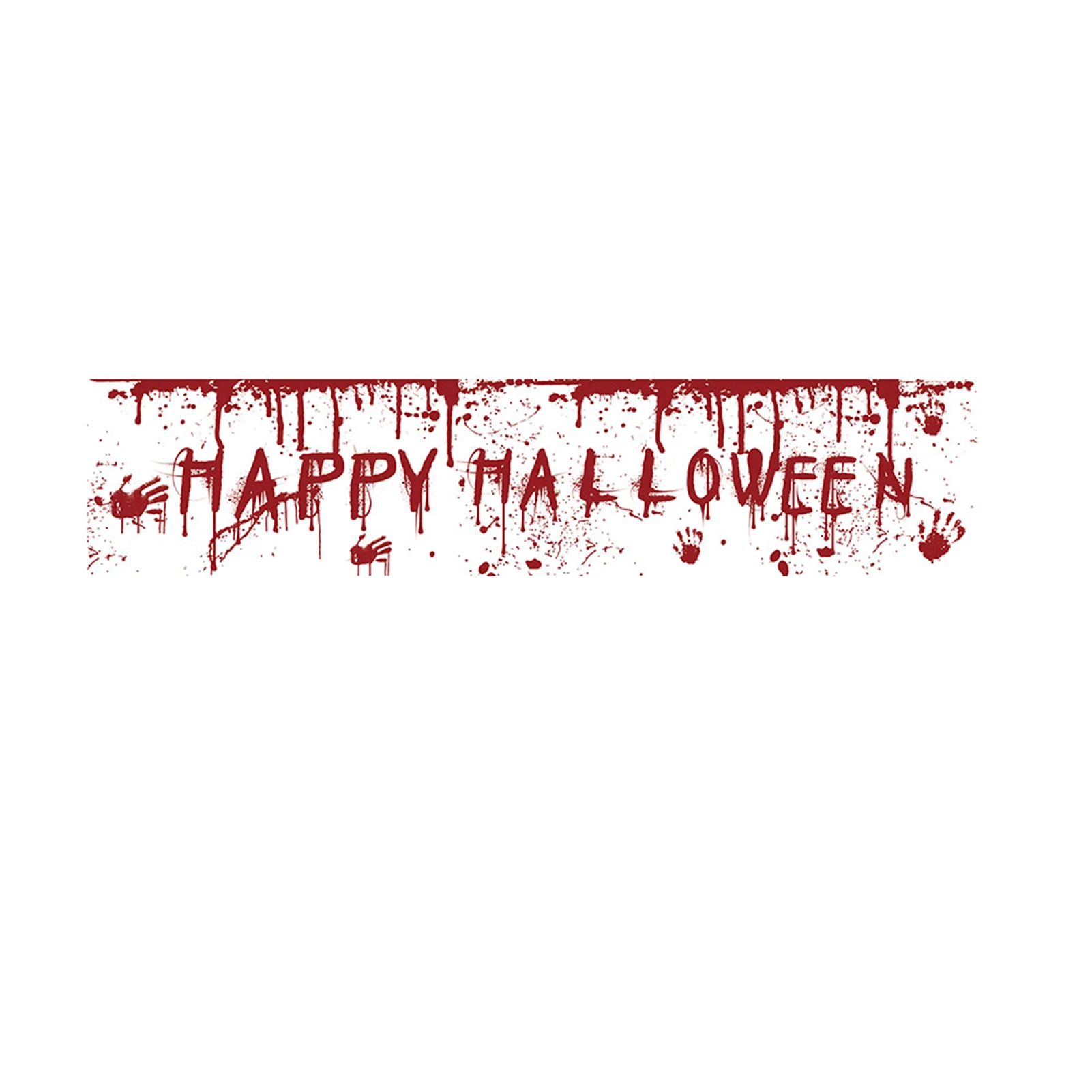 Spanduk Halloween rasa seram tambahkan spanduk atmosfer Halloween yang bagus untuk dekorasi pintu depan ruang tamu