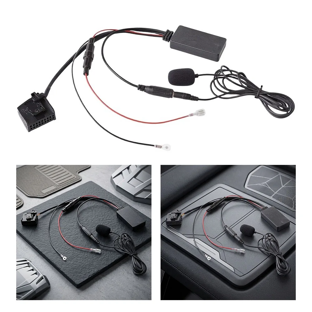 Enjoy Wireless Music Streaming in Your For Benz Car compatible Adapter Aux Cable for W203 W209 W164 W163 R129 Enjoy