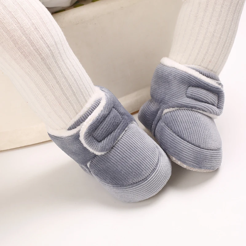 Winter Baby Baumwolle Schuhe Dicke Plüsch Schnee Stiefel Weiche Casual Wanderschuhe für 0-18 Monate Alt Bequeme Kleinkind Schuhe – Detail 29
