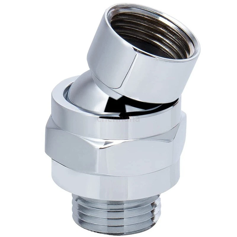 Shower shower top spray universal head 4 copper rotary joint fittings hand-held nozzle to swing bathroom fittings elbow.