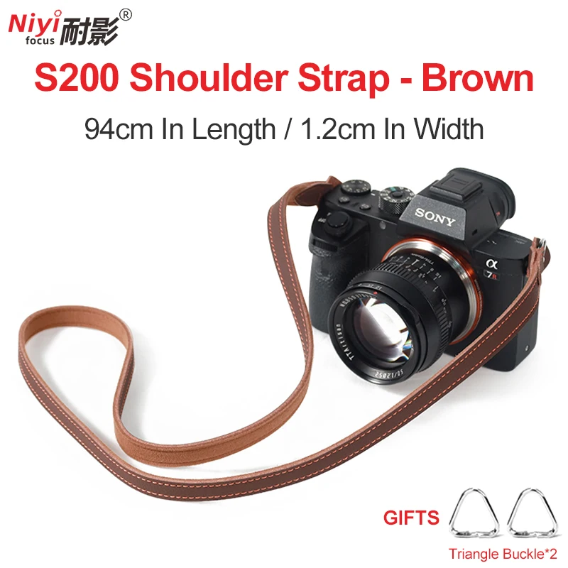 Camera Shoulder Strap Retro Micro Single Strap Suitable for Canon R8 R50 Nikon ZFC Sony A6300 Fuji XT5 XA7 Camera Accessories