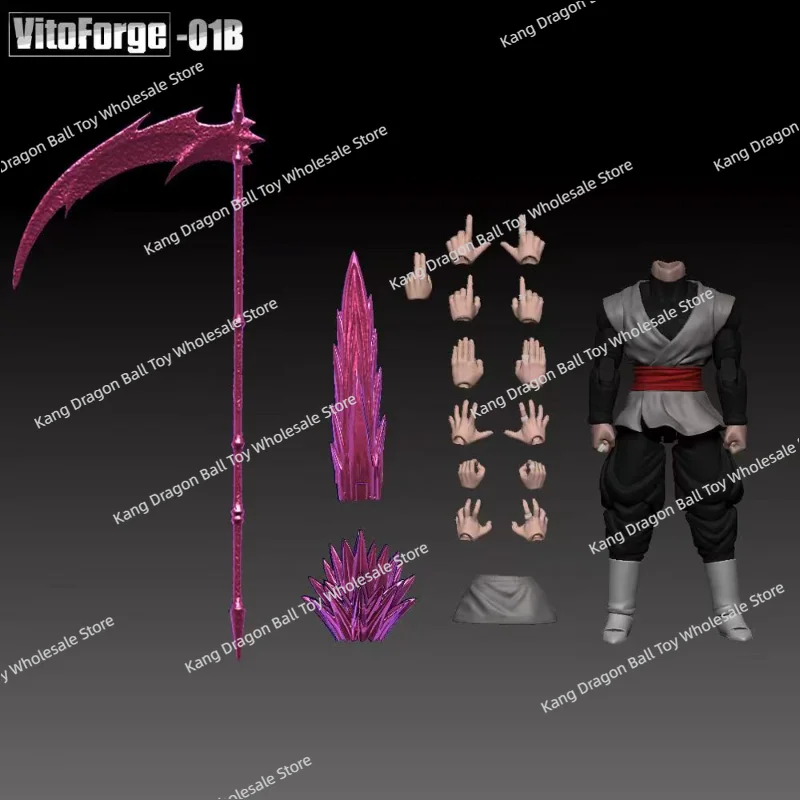 Vorbestellung VitoForge – The Scythe Lord Dragon Ball Black Goku Zamas Super Saiyajin Anime Modell Spielzeug Action Doll Collection Geschenke