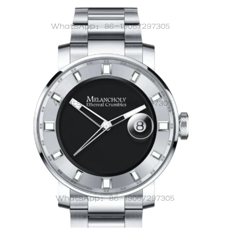 Guochao Men's Fully Automatic Luminous Steel Belt Water Ghost Diving Sports Men's Mechanical Watch