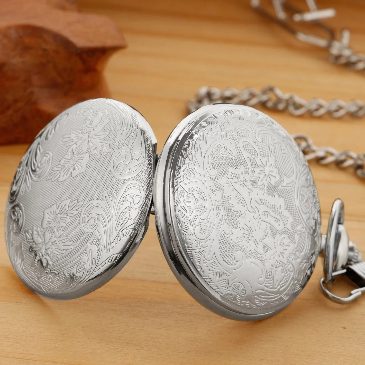 ساعات الجيب Steampunk قلادة الرجال النساء الهدايا ساعات الجيب الكوارتز قلادة مع سلسلة هدايا عيد ميلاد الزفاف الذكرى السنوية