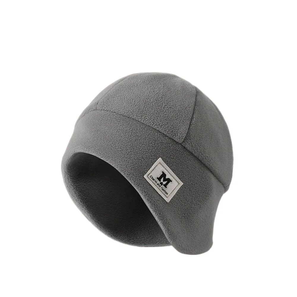 

Winter Polar Fleece Beanie Hat Warm Windproof Fleece Sports Hat Slouchy Lightweight Ski Cap for Men Women