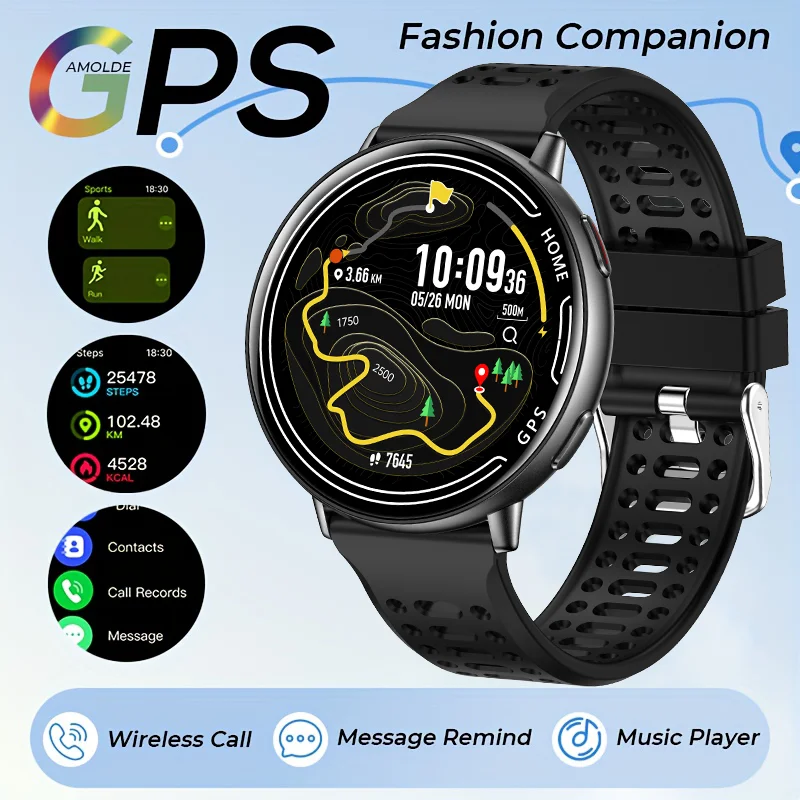 

For Amazfit Active 2 GPS smartwatch for Men and Women, Ai GPT Amoled waterproof sports smartwatch Compass NFC BT call watch New