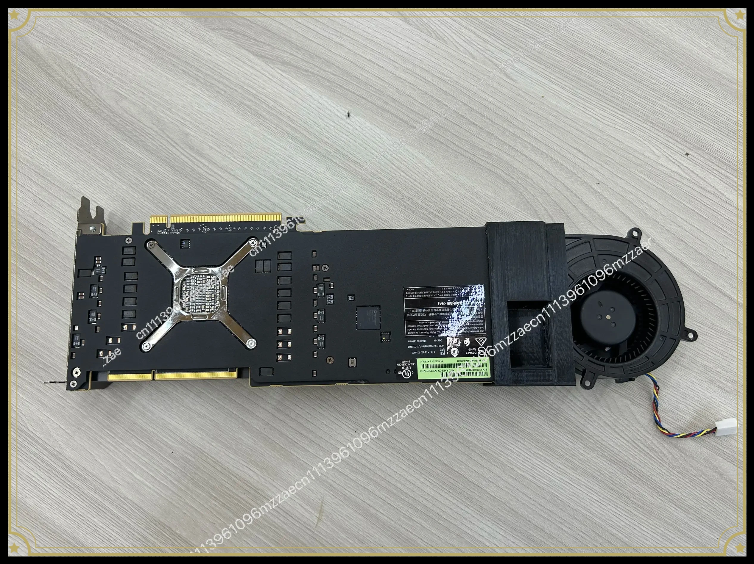 AMD MI25 MI50 MI60 MI100 MI210 S7150 X2 Graphics Card Active Cooling Fan Modification