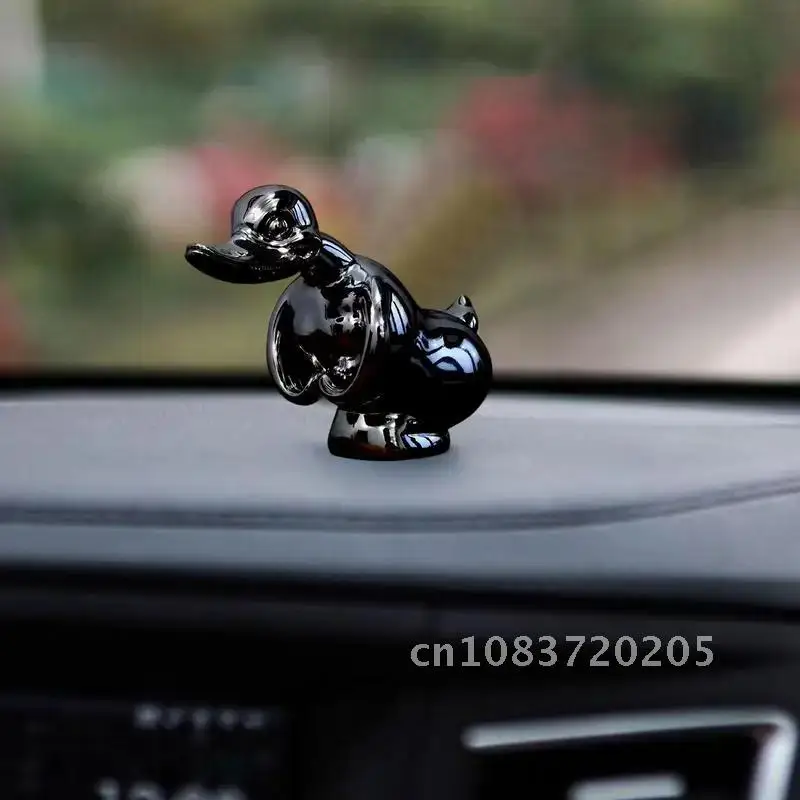 Decoration Duck In The Car Angry Duck Hood Ornament Interior Accessories Auto Dashboard Little Duck Toys Front Hood Ornament