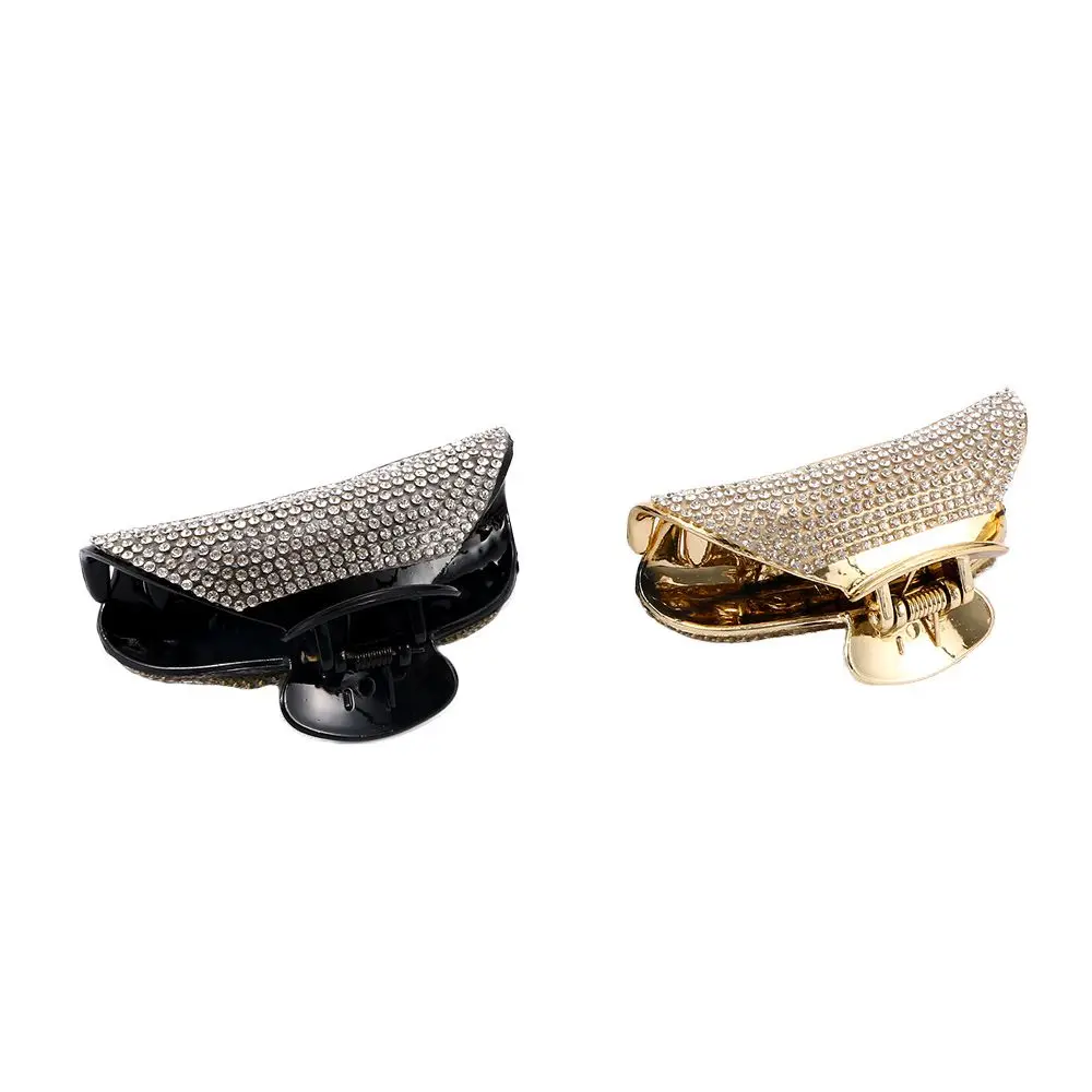 Black Girls Hair Accessories Shining Hairpin Large Hair Clamp Rhinestones Hair Claw Full Crystals