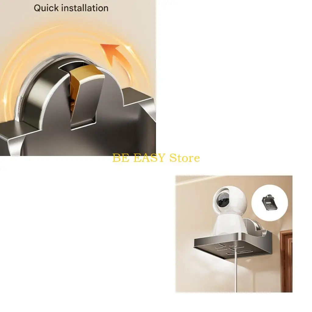 E28F Multiple Angles Suction Cup Camera Stand Works on Any Flat Surfaces Without Holes