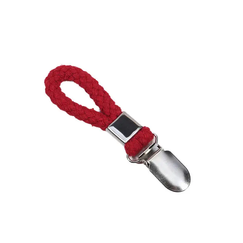 1/2PCS Bad Handtuch Clips Geflochtene Mehrzweck Kleiderbügel Bad Baumwolle Schleife Handtuch Clip Metall Clamp Küche Hause lagerung – Detail 28