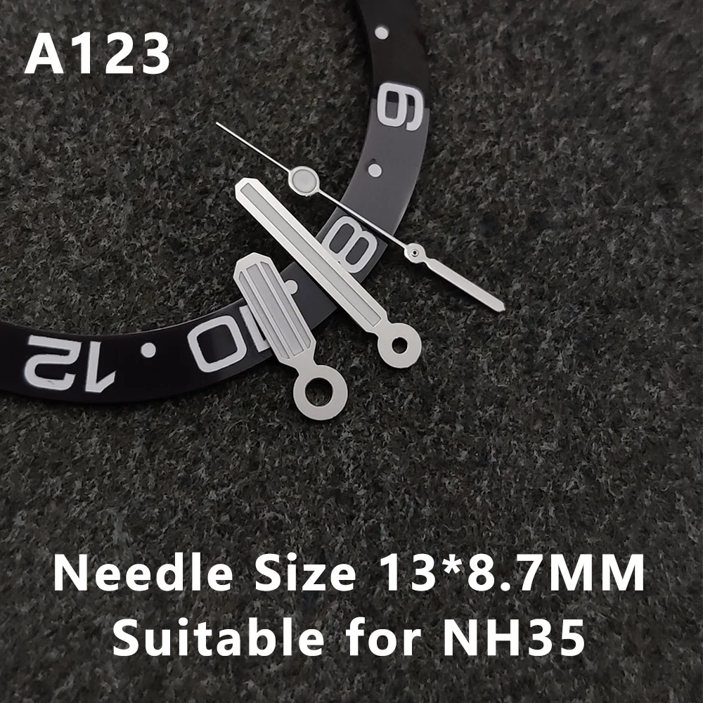 Modified Hands Green Luminous Silver Gold Multi-color Watch Accessories NH35\NH36 Movement