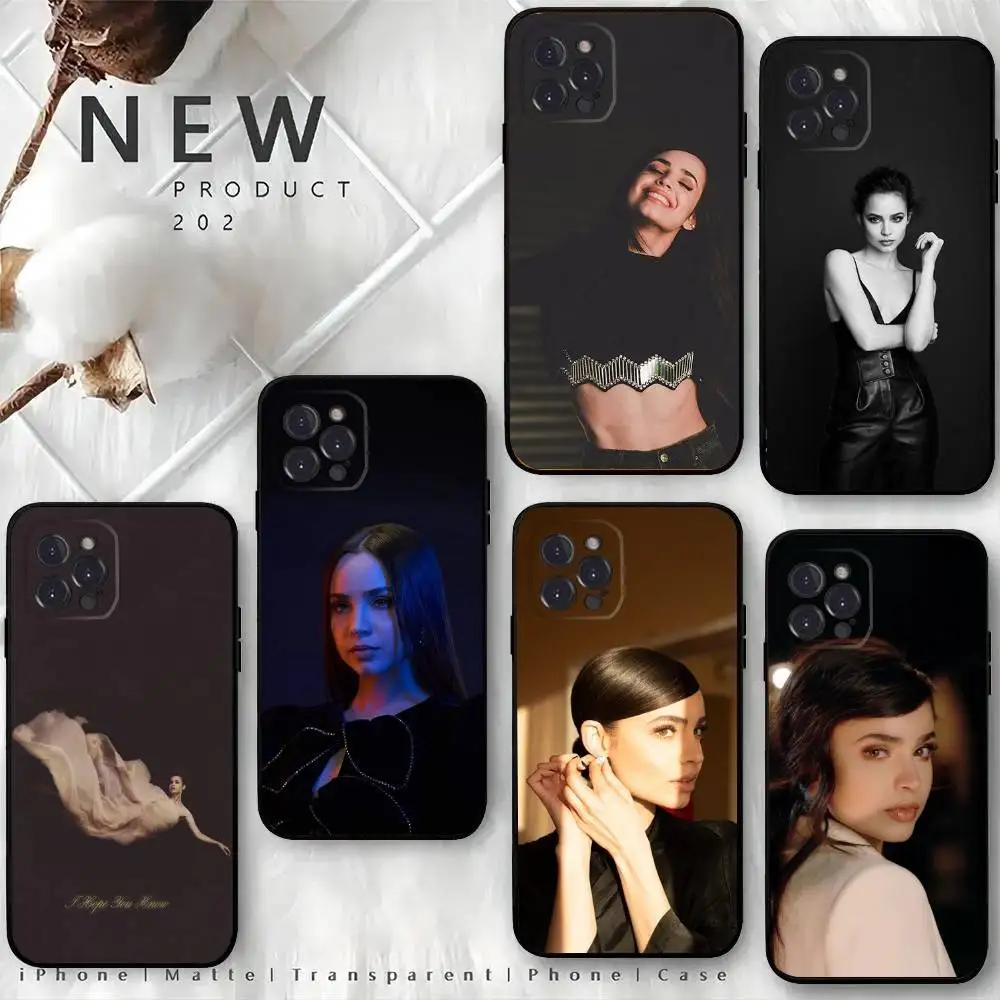 

S-Sofia C-Carson Phone Case For iPhone 16,15,14,13,12 Mini 11 Pro XR,X,XS,MAX 7,8 Plus Silicone Cover Soft Black