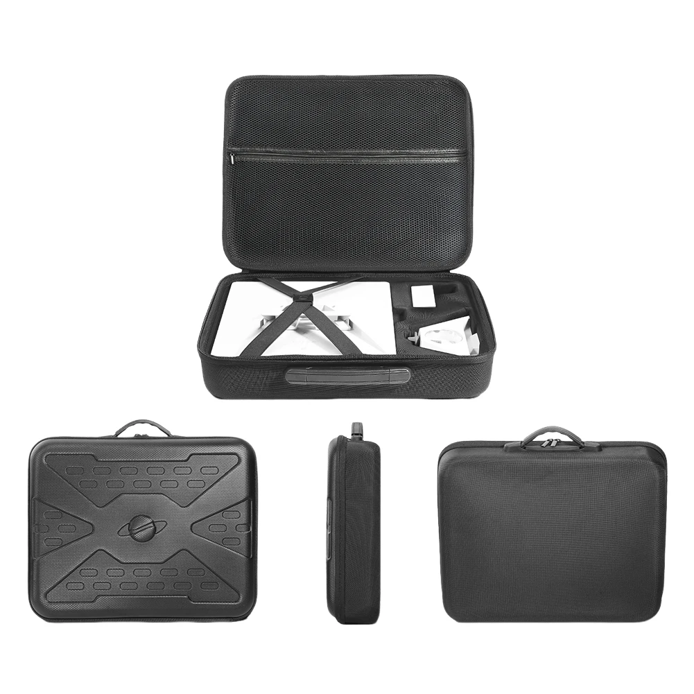 

Portable Hard-Shell Storage Box with Precision Cut Foam Protective Case Organizer for Starlink Mini Dish Kickstand Pipe Adapter