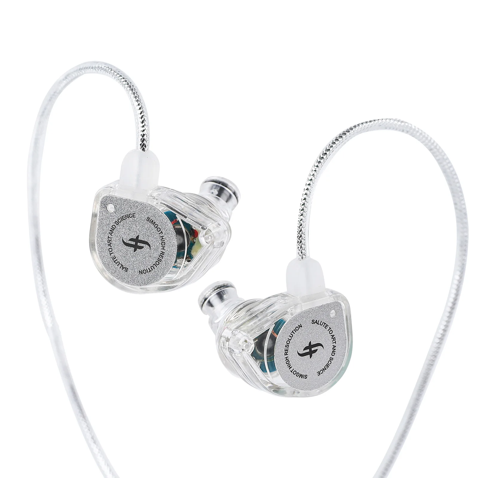 SIMGOT EW100P DSP 10 mm Dual-Cavity Dynamic Driver IEM-Kopfhörer mit Crystal Fidelity Sound-Kopfhörer – Detail 1