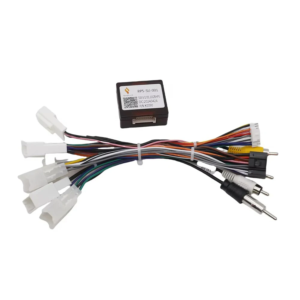 16Pin Car Wiring Harness Adapter Canbus Box For Subaru Legacy Outback Forester XV Crosstrek Harman Kardon