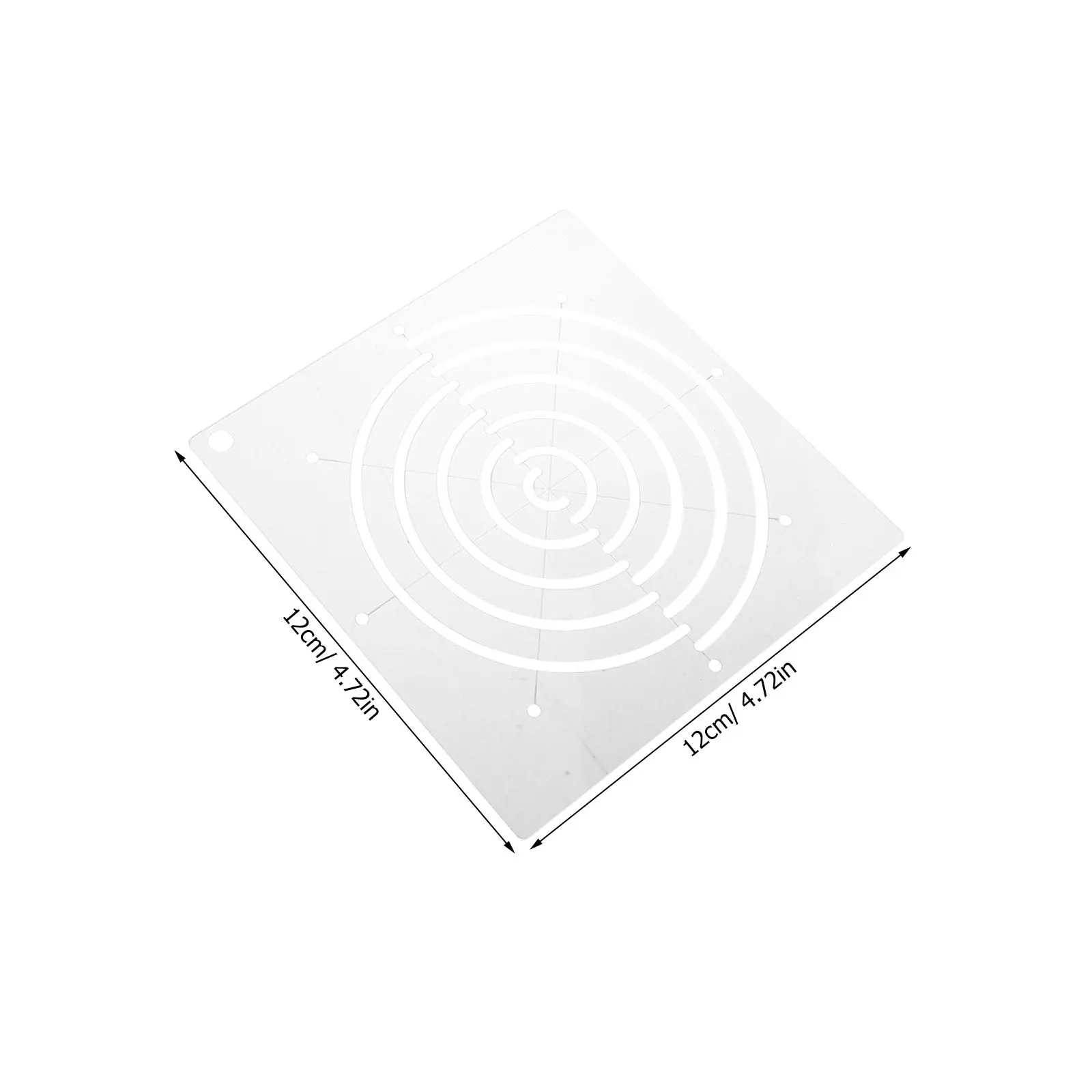 4Pcs Acrylic Quilting Template Set Transparent Geometric Patterns for Machine Quilting Embroidery Stencil Drawing Circle Swirl view 3