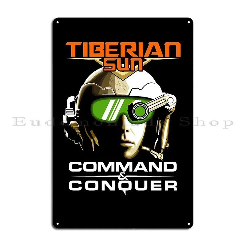 Tiberian Sun Commander Metal Plaque Poster Wall Cave Iron Party Club Wall Decor Wall Mural Tin Sign Poster
