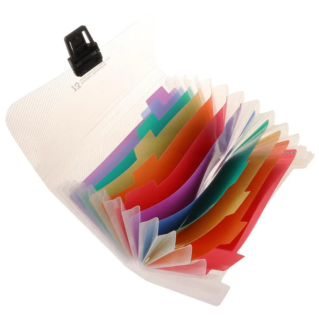 

Portable A6 13- Expanding File Folder Travel for Receipts Checks
