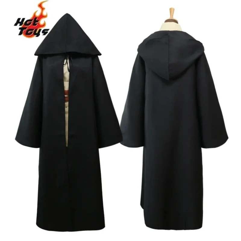 Wars Anakin Jedi Knight Cosplay Costume Hood Cape Anime Classic Movie For Men Women Halloween Fancy Brown ob;8