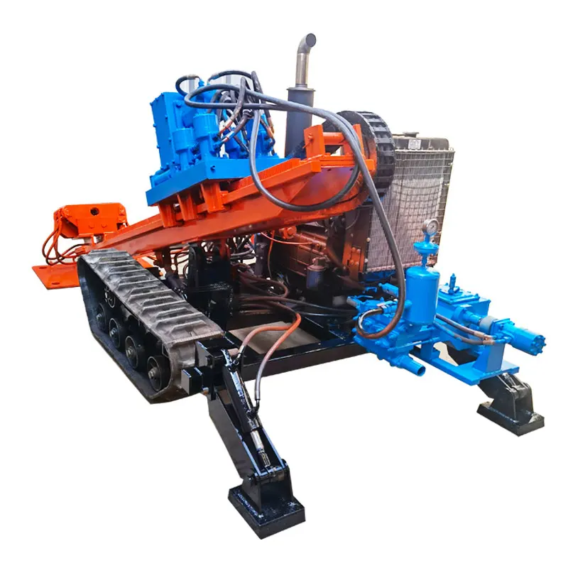 Mini Horizontal Directional Drilling Machine 200M Portable Hammer Dth Drilling Rig