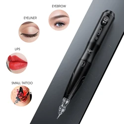 Biomaser S20 Wireless Tattoo Machine Pen for Permanent Makeup Pen Beginner Eyebrows Lips Tattoo Artist Supplies