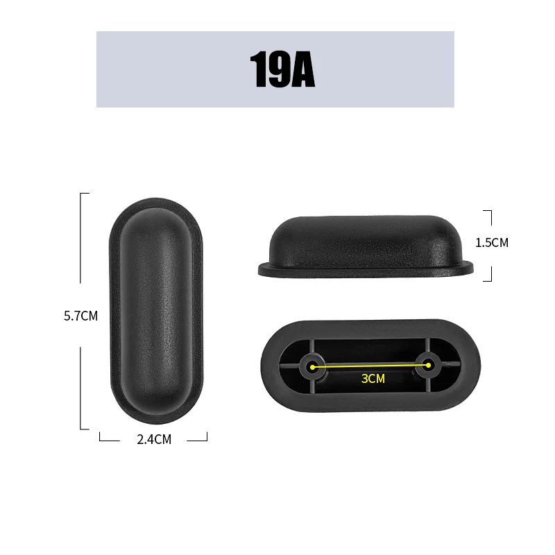 2 Pcs Luggage Feet Pads Luggage Replacement Part Bottom Stand Suitcase Feet Pad Suitcase Stand Feet Accessories
