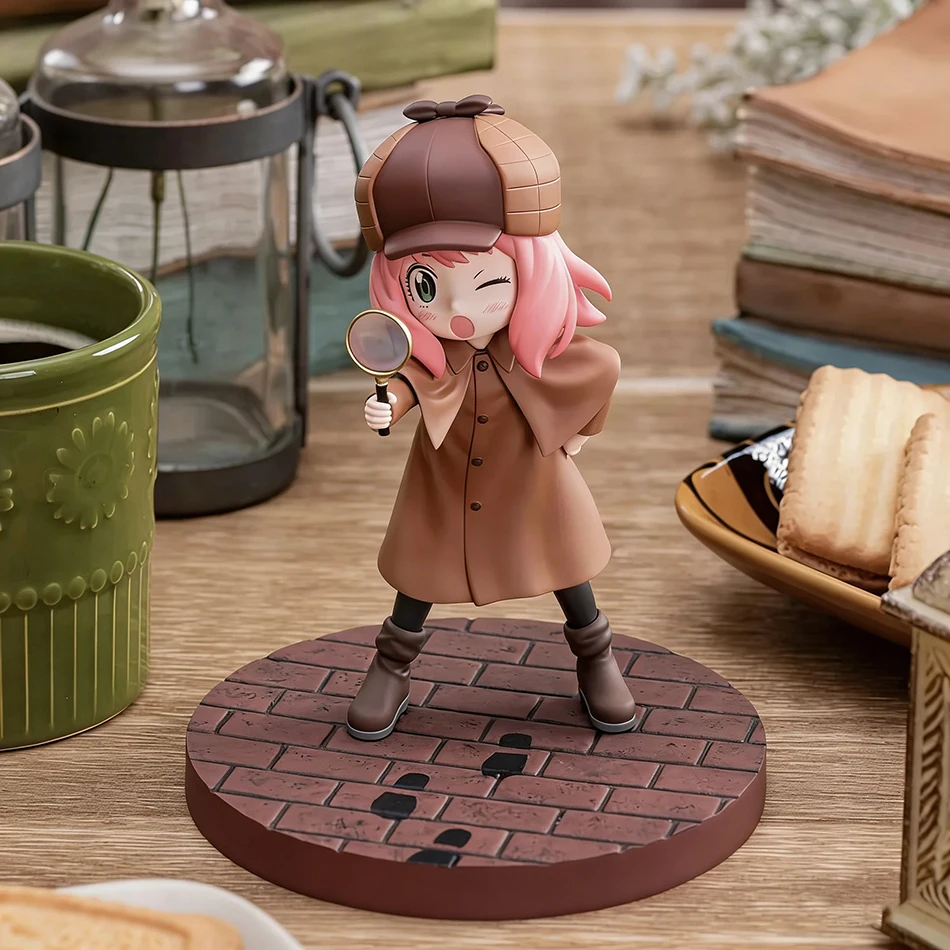 13CM Anime Anya Forger Figura Spia × Famiglia Kawayi Modello carino Giocattolo Collezione regalo Auto Decorazione da scrivania Action Figure Giocattoli di modello