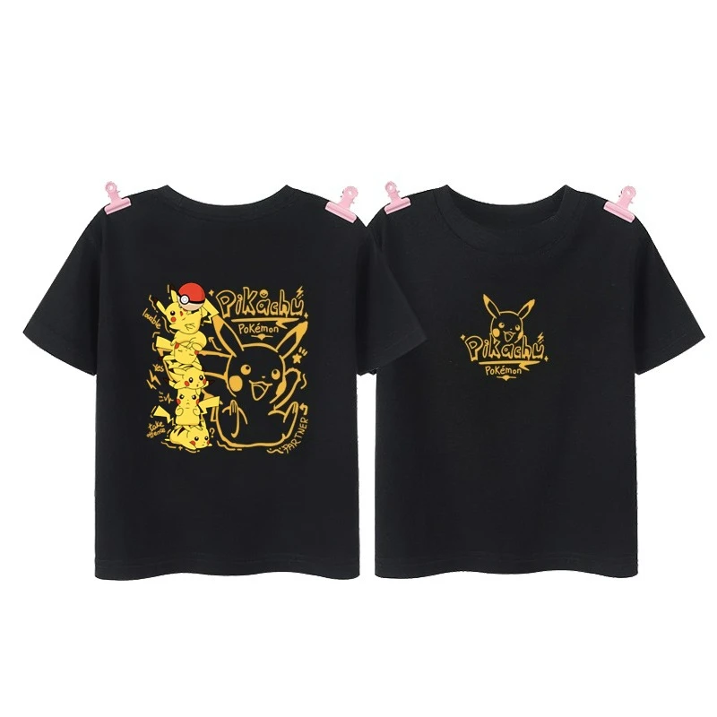 pikachu-pok-e-mon-camiseta-de-manga-curta-infantil-2025-novo-casal-de-verao-puro-algodao-na-moda-desenho-animado-meia-manga-top