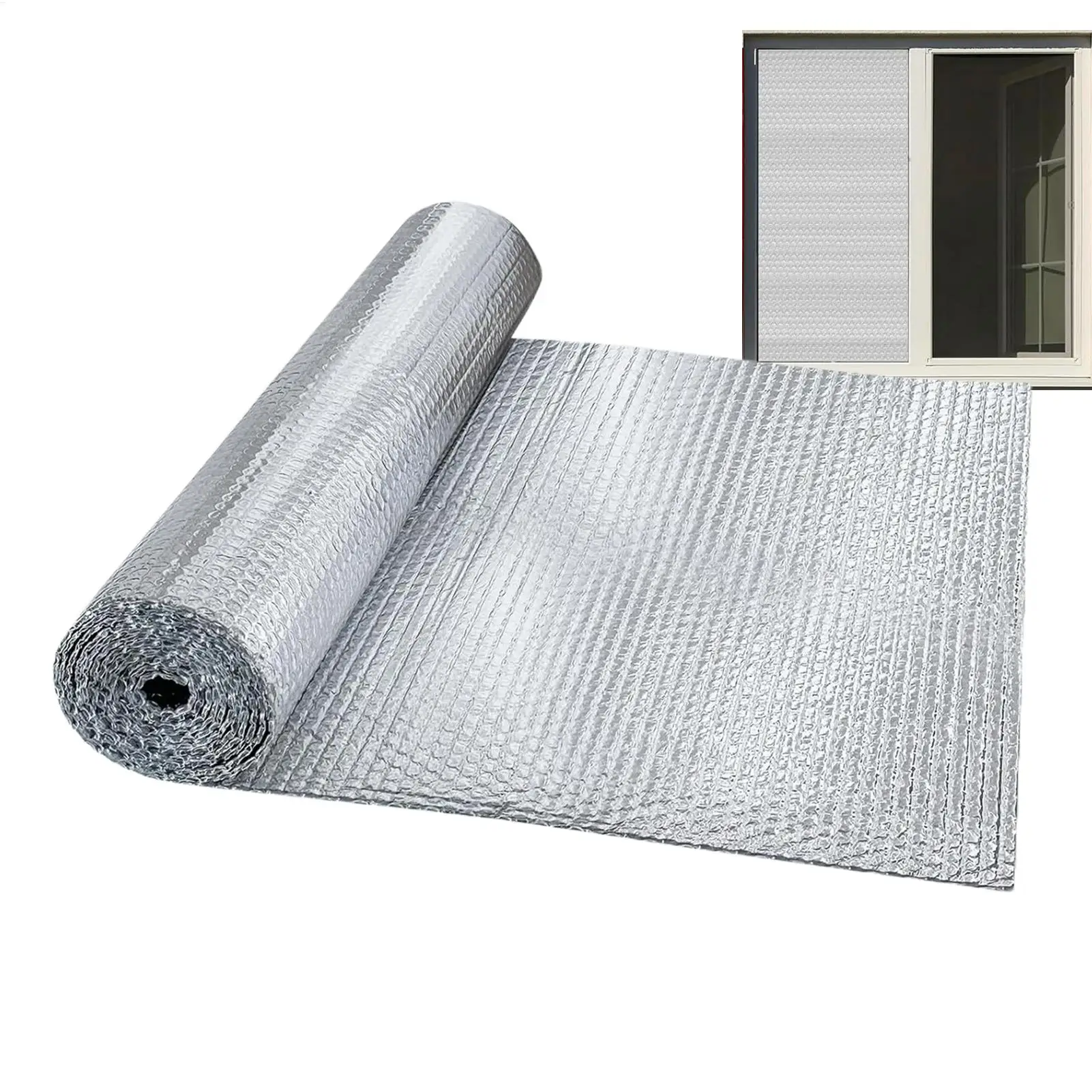 

Foil Insulation Roll Waterproof Thermal Bubble Insulating Sheet Double Reflective Insulation Roll For RV Roof Garage Door Truck