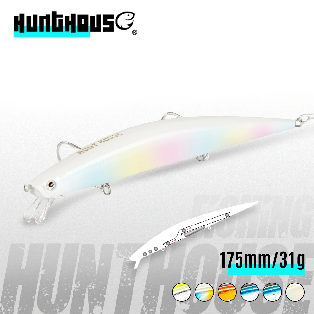 

Приманка рыболовная в виде гольяна, 175 мм, 31 г