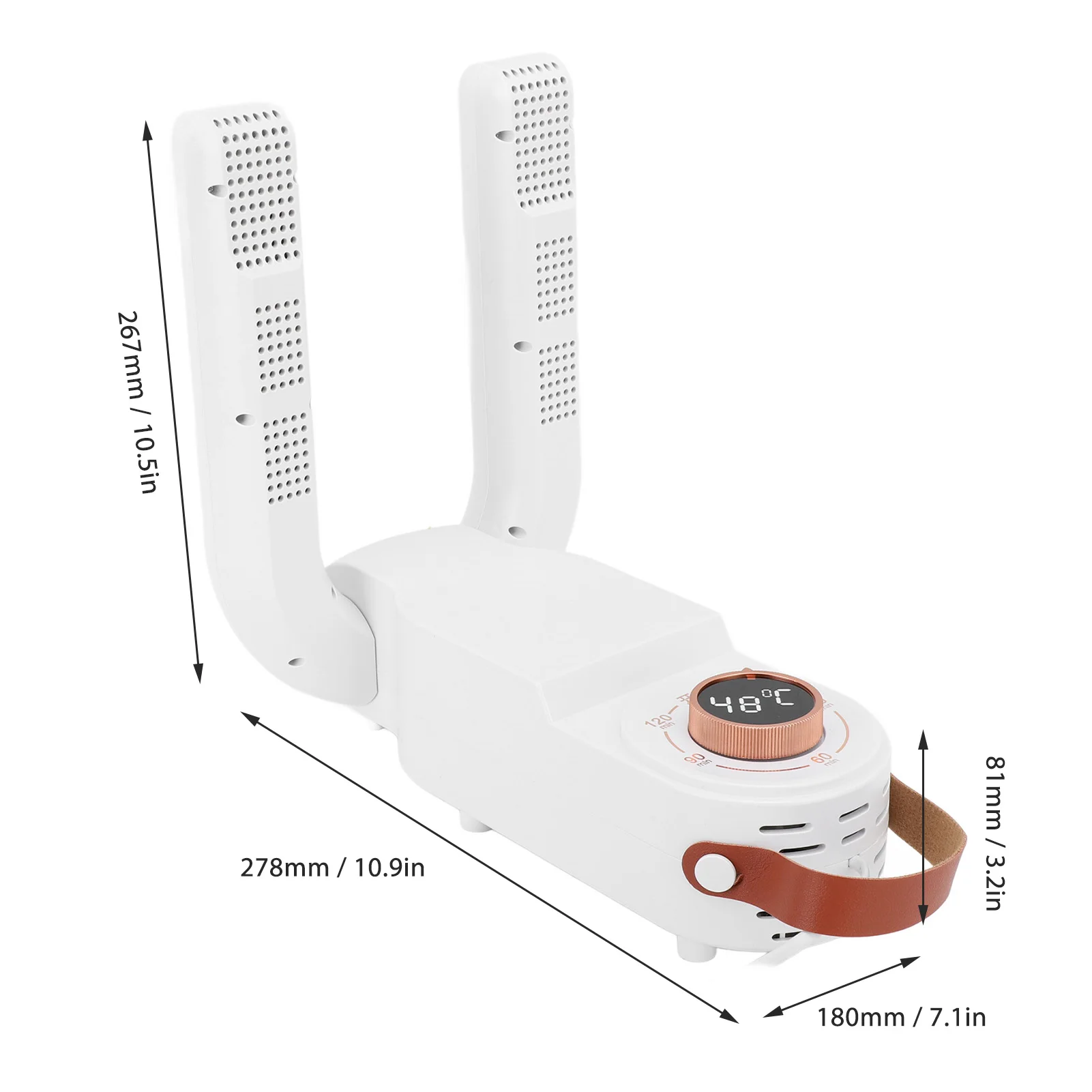 رف قابل للطي 360 درجة تجفيف مجفف الأحذية الكهربائية للأحذية النعال الجوارب قوية سريعة نظام تسخين درجة الحرارة الثابتة