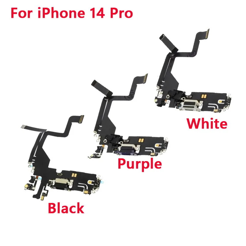 

1 шт. USB-порт, разъем для док-станции, модуль микрофонного кабеля для IPhone 14 Pro, док-станция для зарядки, гибкая плата