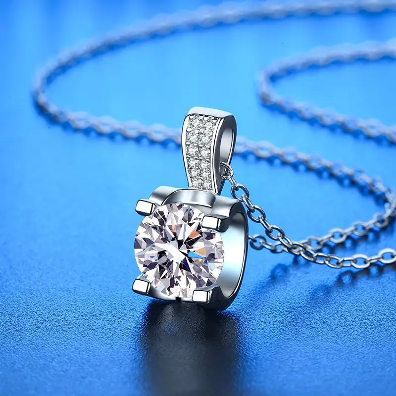 925 Silver 5A Zircon Pendant Necklace 4