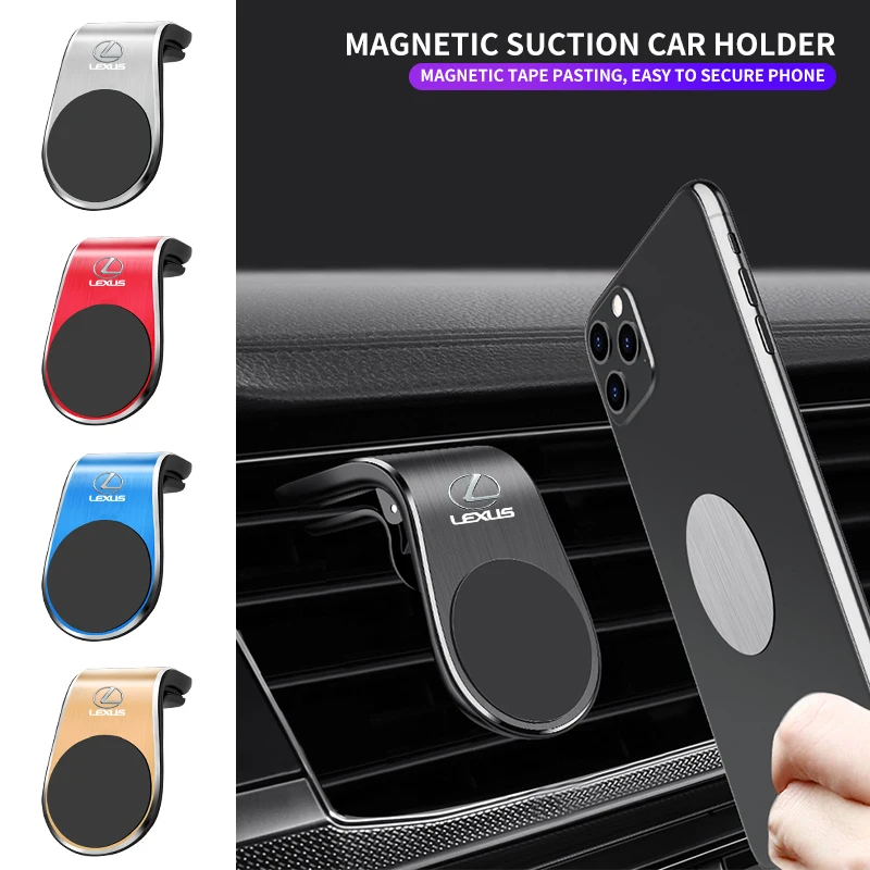 

Car Sticker Car Accessories Magnetic Car Phone Holder Air Vent Clip Mount Stand For Lexus ES300 RX330 RX300 GS300 IS250 IS200 CT