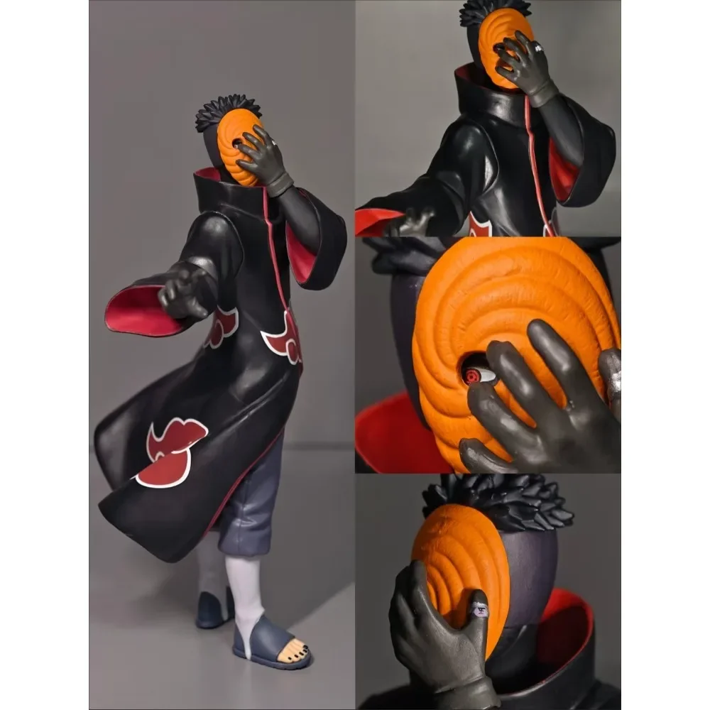BANPRESTO NARUTO VIBRATION STARS TOBI Naruto Uchiha Obito Anime figura de acción modelo Bandai colección de juguetes regalos para niños en Stock
