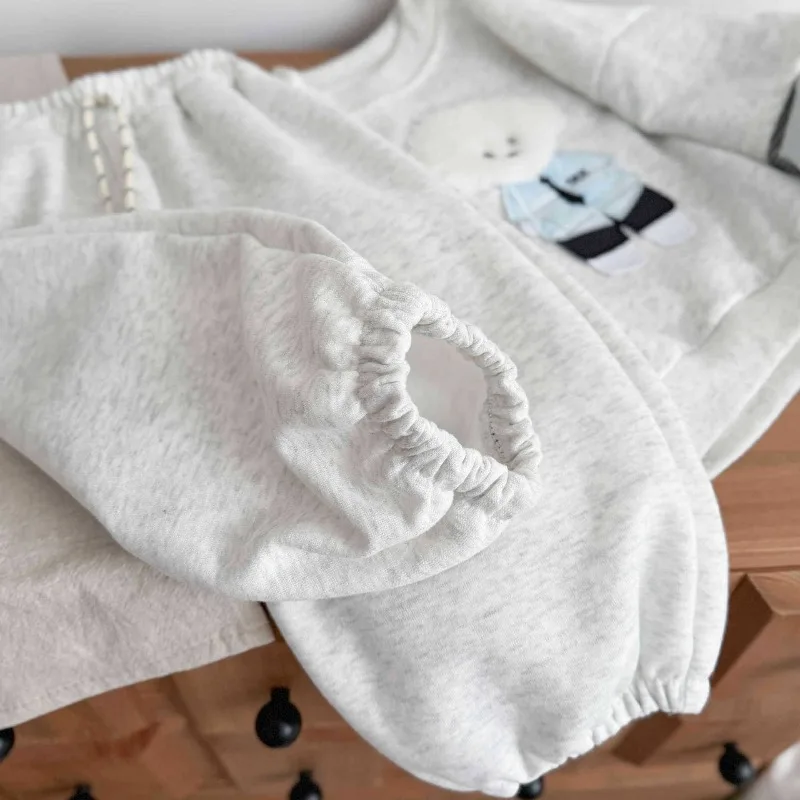 RAISE Herbst 1-12 Jahre Kinder Jungen 2-teiliges Kleidungsset mit Hundeaufdruck, Kinder Jungen Fake Two Piece Oberteil + Hose, Outfits, Teenager Jungen Trainingsanzüge – Detail 12