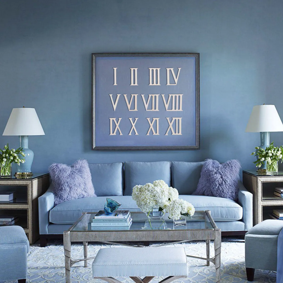 24Pcs 7Cm Roman Numeral Wood Slices Unfinished Blank Craft Plaques for DIY Art Projects Painting Staining Home Wedding
