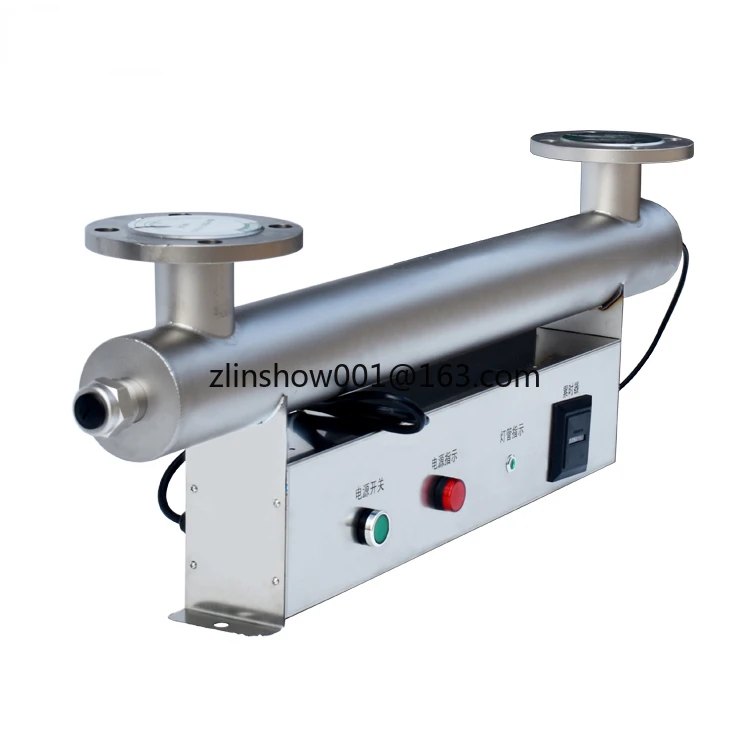 

GYR 80W 3-6T/H Stainless Steel UV Sterilizer For Drinking Water Purification Disinfection