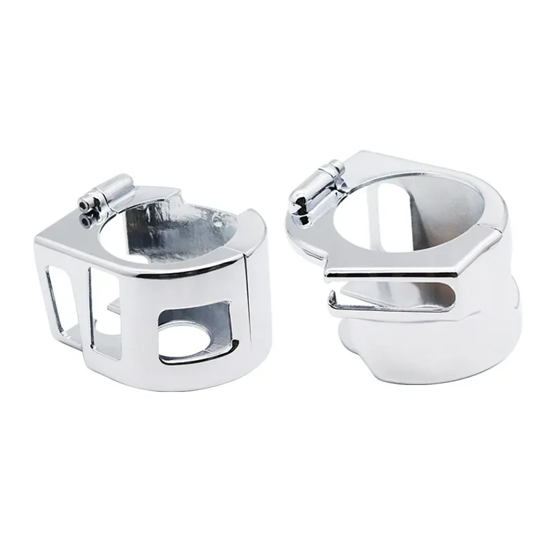 Chrome Switch Housing Covers For Yamaha V-Star XVS 650 Classic 1998-2010 2009 2008 2007 2006 2005 2004 2003 2002 2001 2000 1999