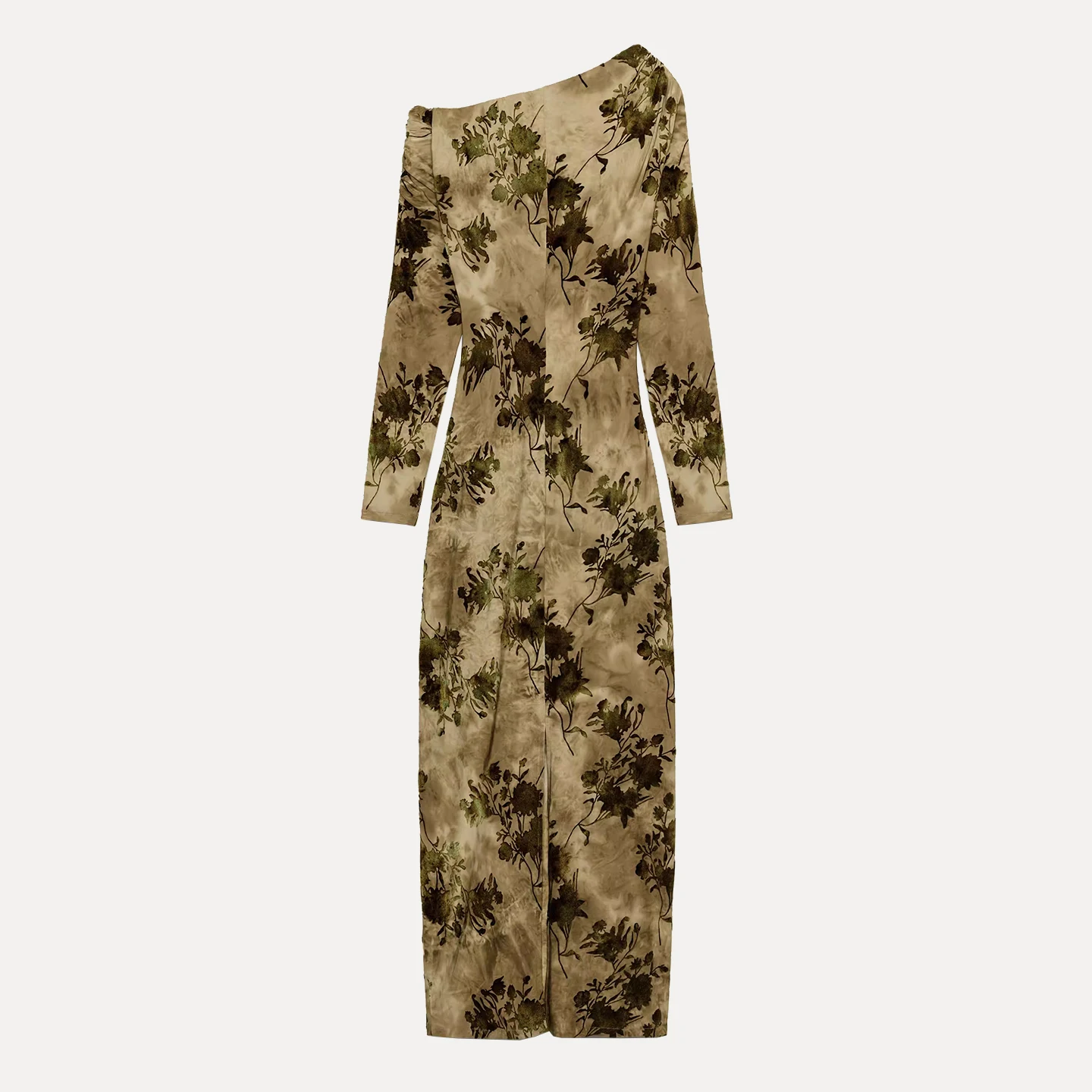 Spring Autumn Winter Faion Ele Velvet Gown Women's Dr Long Sve Stand Version Daily Use Z Brand