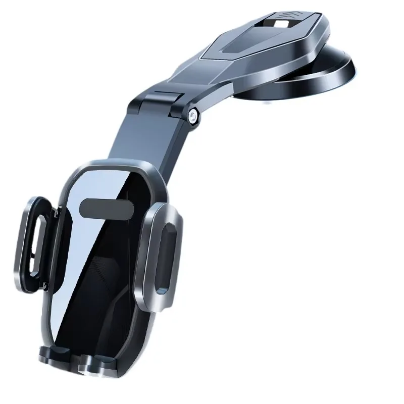 2026 Black Car Phone Holder with Charger Suction Cup Cradle for Smartphone GPS