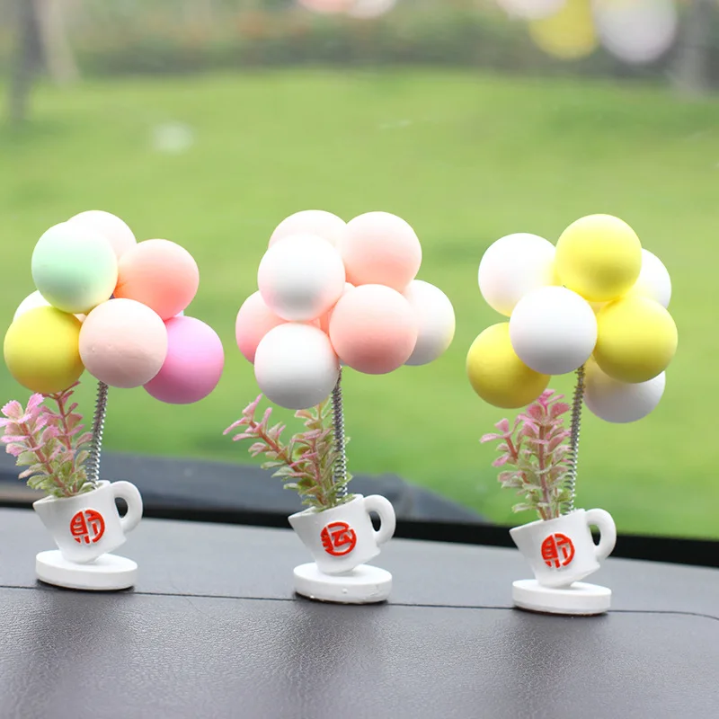 Cartoon Color Soft Shaking Head Advertising Balloon Decoration Car Accessories Car Decoration Auto Accessories Gifts For Girls