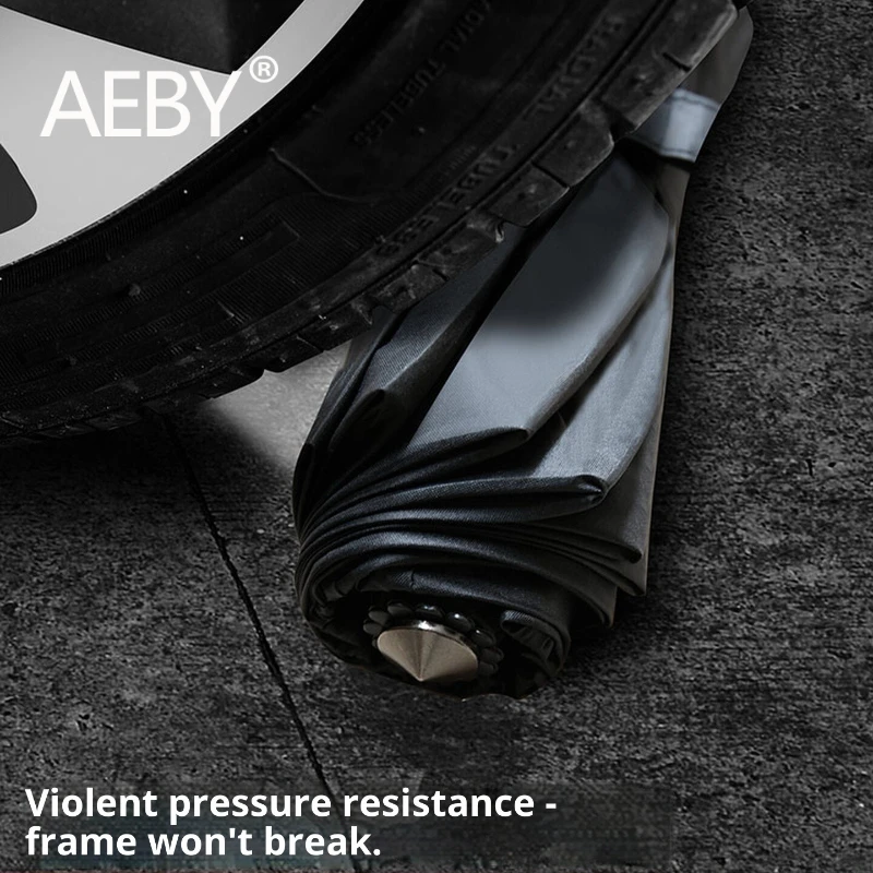 AEBY For BYD Sealion 7 2024 Car Umbrella Auto Foldable Waterproof Windproof Compact Travel Rain Protection Emergency Accessories