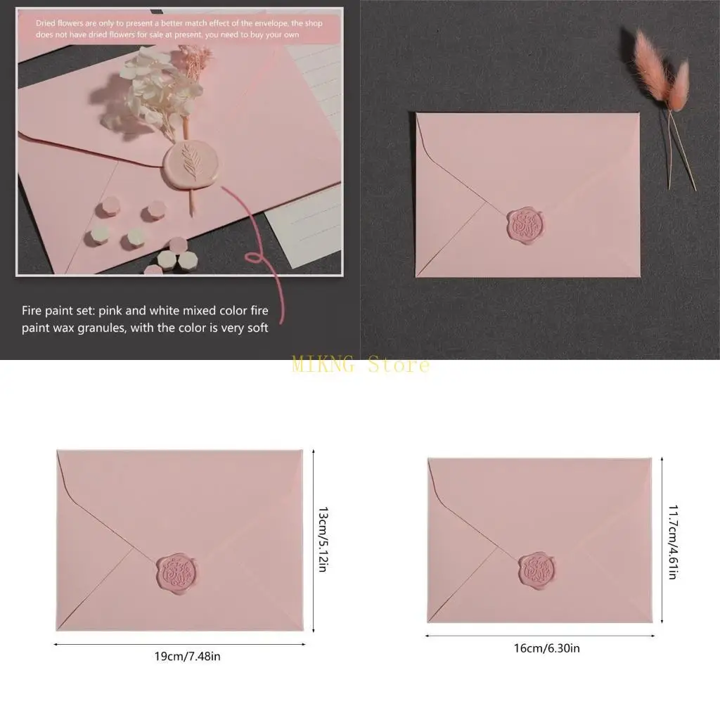 

5 шт. модные простые конверты подарочные конверты пригласительные конверты с сургучной печатью наклейки для приглашения лучшая