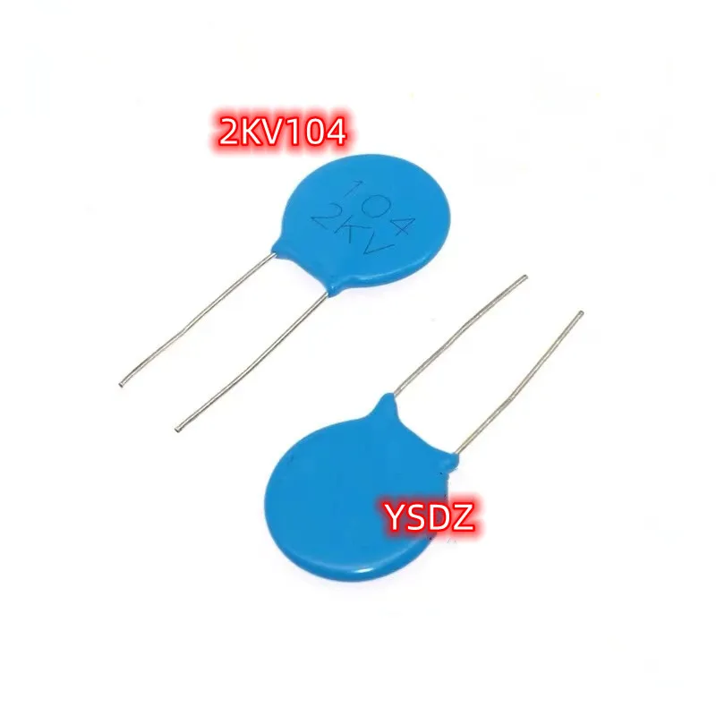 NEW 20-50PCS 100nF 2KV 104 2kv  2KV104  (SIZE=20mm diameter, 10MM PIN pitch)