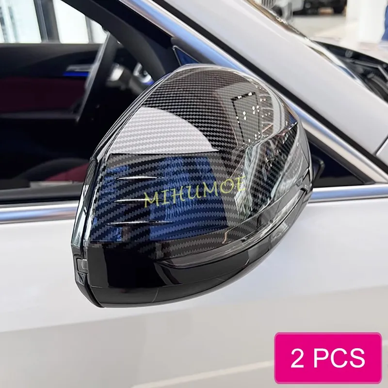 

For BMW X1 iX1 U11 X2 iX2 U10 2024 2025 ABS Carbon Fiber Car Side Rearview Mirror Cover Cap Overlay Accessories