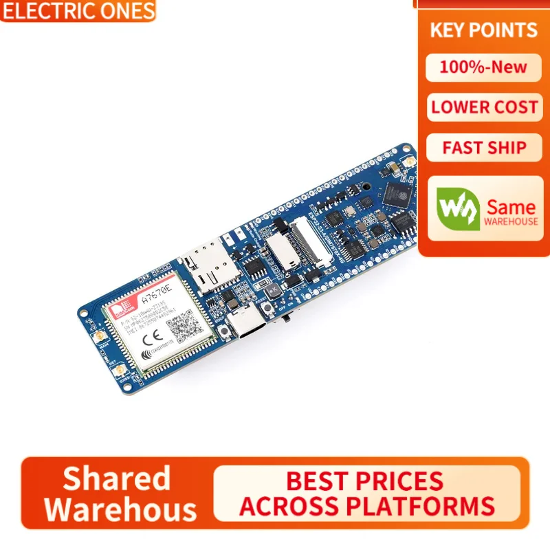 

【Waveshare genuine】- ESP32-S3 A7670E 4G Development Board, LTE Cat-1 / 2G / WiFi / Bluetooth /Telephone Call/SMS/GNSS Positionin