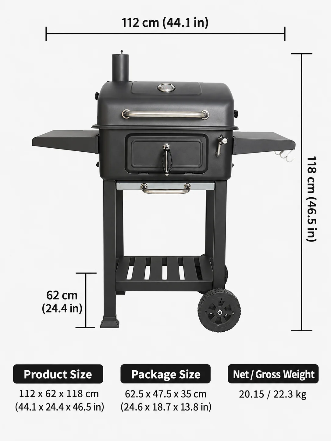 Villa courtyard grill Household 10 person grill BBQ grill Charcoal grill Outdoor grill