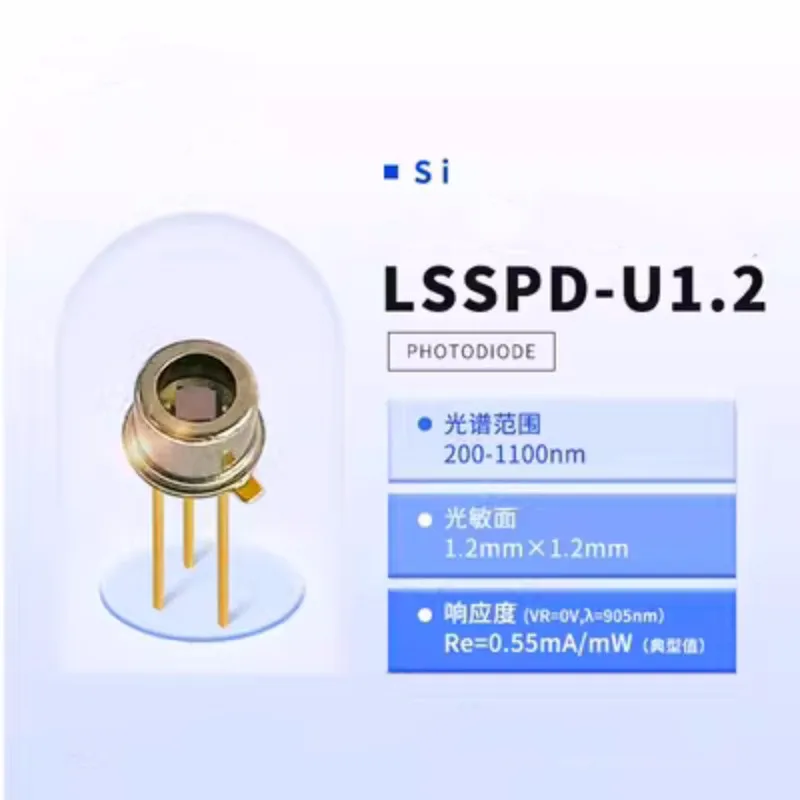 LSSPD-U1.2 200-1100nm 1.2mm UV enhanced silicon photodetector diode